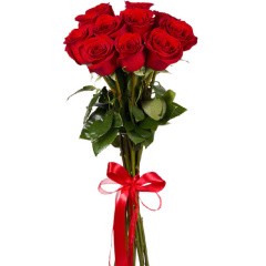 Букет из 11 красных роз Эквадор 60 см