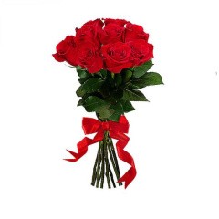 Букет из 9 красных роз Эквадор 60 см